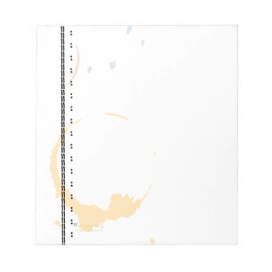 Bloc-note Motif de grunge à tôle de café