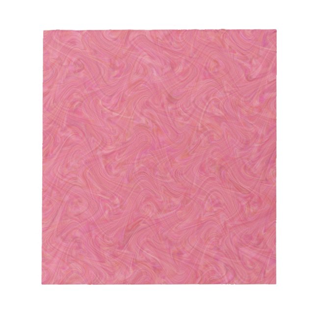 Bloc-note Motif de marbrure rose (Devant)