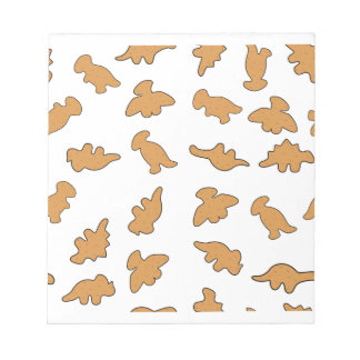 Bloc-note Motif de nuggets de dinosaure