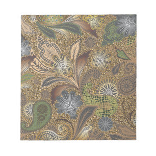 Bloc-note Motif de Paisley de poster de animal