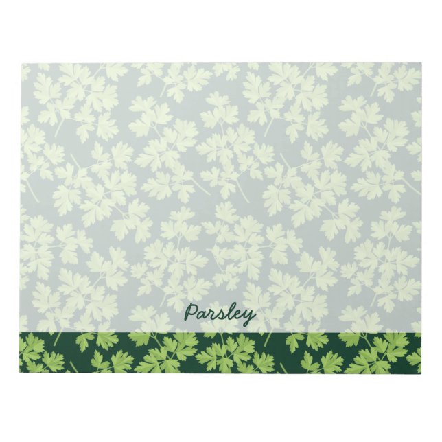 Bloc-note Motif de persil (Devant)