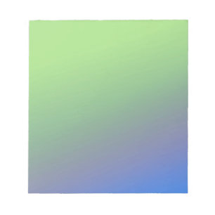 Bloc-note Motif de texture abstraite arc-en-ciel vert bleu t