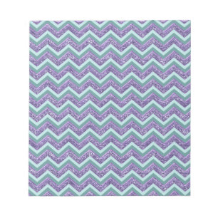 Bloc-note Motif de verre Amethyst Zigzag