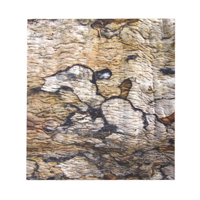 Bloc-note Motif d'écorce d'arbre (Devant)
