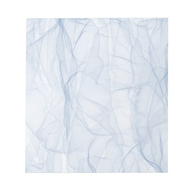 Bloc-note Motif d'ombre bleue (Devant)