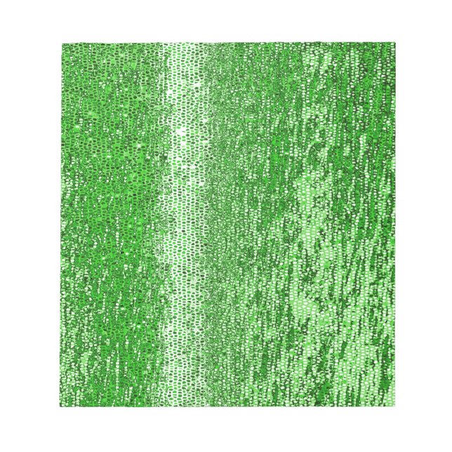 Bloc-note Motif en mosaïque verte (Devant)