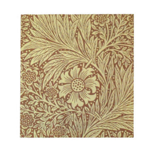 Bloc-note Motif Fleur Antique Marigold de William Morris