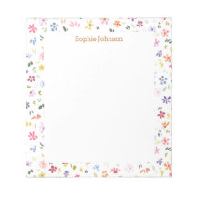 Motif floral aquarelle joli personnalisé