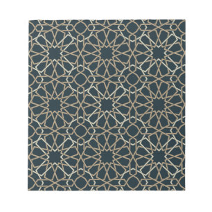 Bloc-note Motif géométrique islamique Abstrait