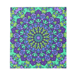 Bloc-note Motif Géométrique Vintage Trendy Cute