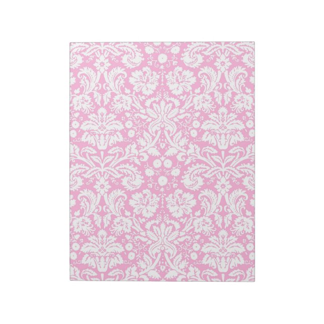Bloc-note Motif humide rose chaud (Tourné)