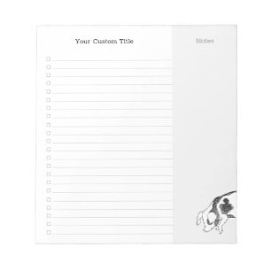 Bloc-note Motif minimaliste de Cottagecore vintage représent