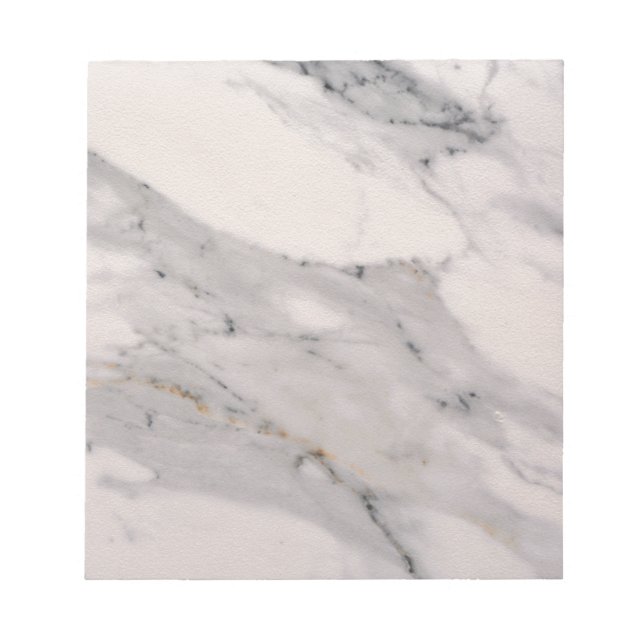 Bloc-note Motif moderne en marbre noir gris rose (Devant)