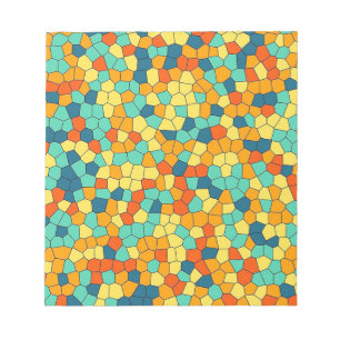 Bloc-note Motif mosaïque vibrant