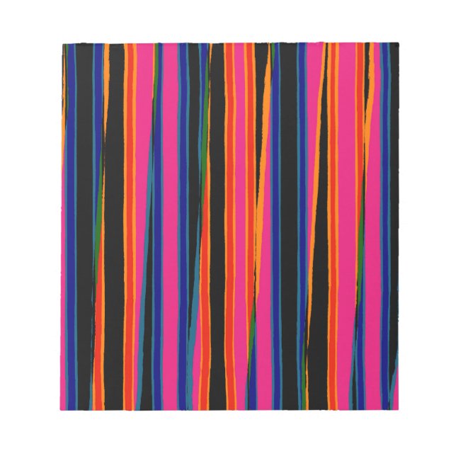Bloc-note Motif papier déchiré coloré (Devant)