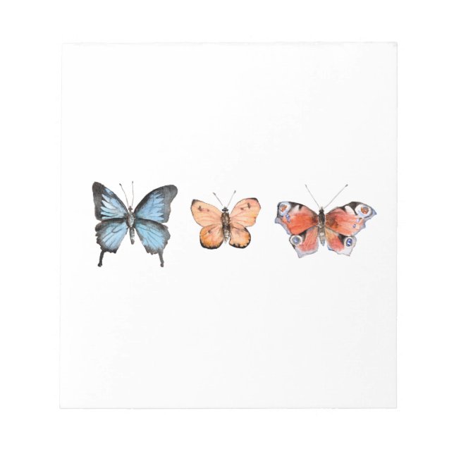 Bloc-note Motif papillon (Devant)
