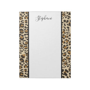 Bloc-note Motif Poster de animal Leopard Jaguar