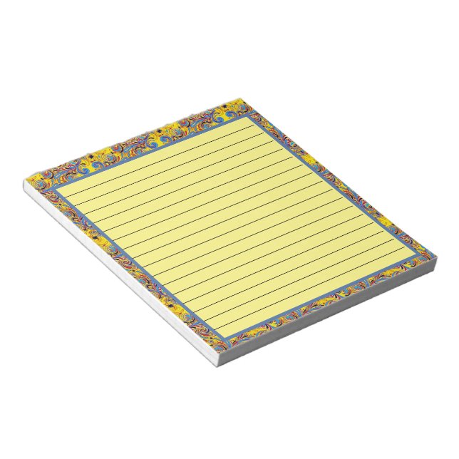 Bloc-note Motif printemps lumineux (Incliné)