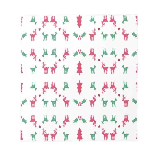 BLOC-NOTE MOTIF REINDEER (Devant)