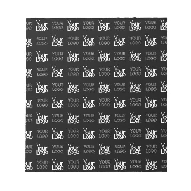 Bloc-note Motif répétitif de deux logos ou images (Devant)