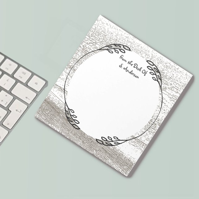 Bloc-note Motif rustique Barnwood (Créateur téléchargé)