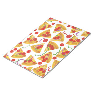 Bloc-note Motif tranche de pizza