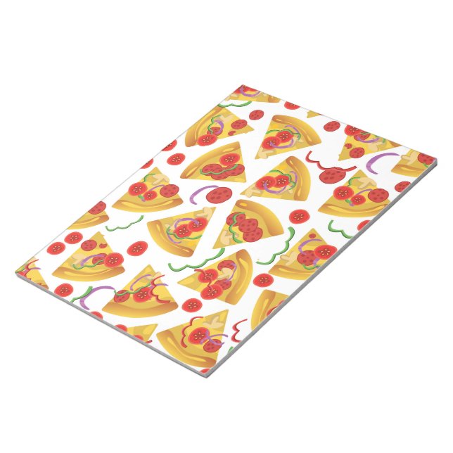Bloc-note Motif tranche de pizza (Incliné)