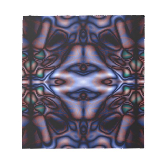 Bloc-note motif tribal Abstrait (Devant)
