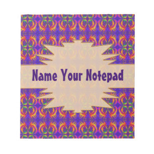 Bloc-note Motif tribal de Fiery