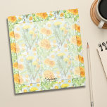 Bloc-note Motif vintage aquarelle<br><div class="desc">Voici notre Bloc-notes Motif Vintage Aquarelle Dandelion, un ajout charmant à votre collection de papeterie. Délicatement confectionné avec un motif fantaisiste de pellicules d'aquarelle et leurs graines soufflant doucement dans le vent, ce bloc-notes capture l'essence de l'élégance botanique vintage. Les teintes douces du jaune, du vert et du noir évoquent...</div>