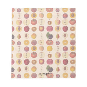 Bloc-note Motif vintage de fruits