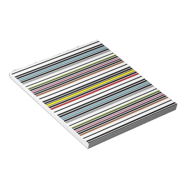 Bloc-note Motifs multibandes (Incliné)