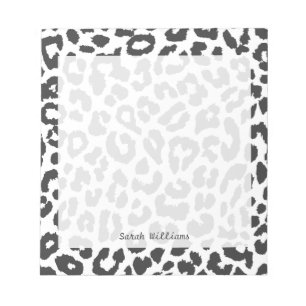 Bloc-note Motifs noirs et blancs de peau d'animal