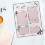 Bloc-note Motivational Daily Planner Papillon et libellule<br><div class="desc">Restez motivé et organisé avec notre "Motivational Daily Planner Butterfly and Dragonfly Notepad", qui présente des papillons d'aquarelle exquis, des libellules, des colibris et des fleurs sauvages. Ce bloc-notes transforme chaque séance de planification en un voyage à travers la beauté de la nature, offrant encouragement et positivité pour vos tâches...</div>