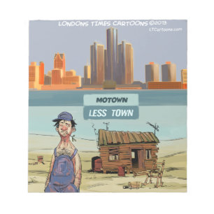 Bloc-note Motown LessTown Funny