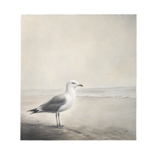 Bloc-note Mouette solitaire au bord de l'eau