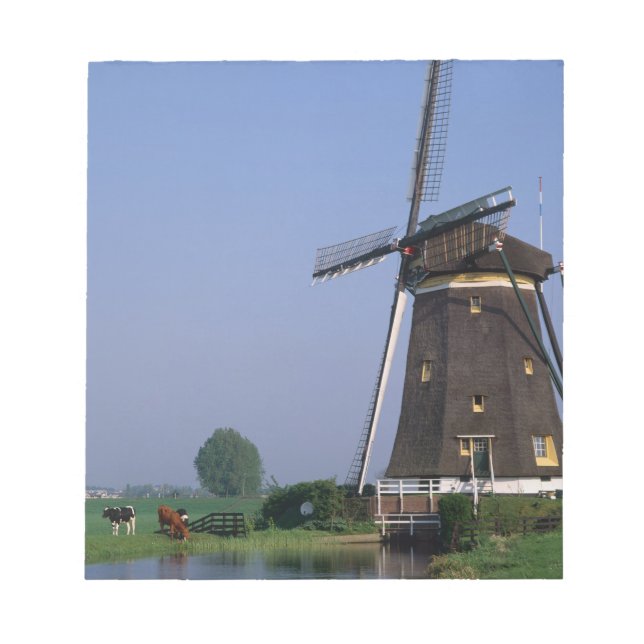 Bloc-note Moulins à vent, Leidschendam, Pays-Bas (Devant)