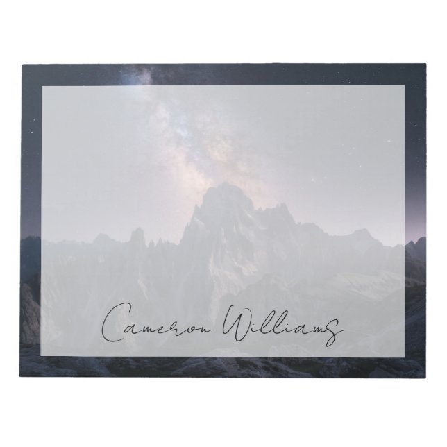 Bloc-note Mountains | Dolomites Mountains, Italy (Devant)