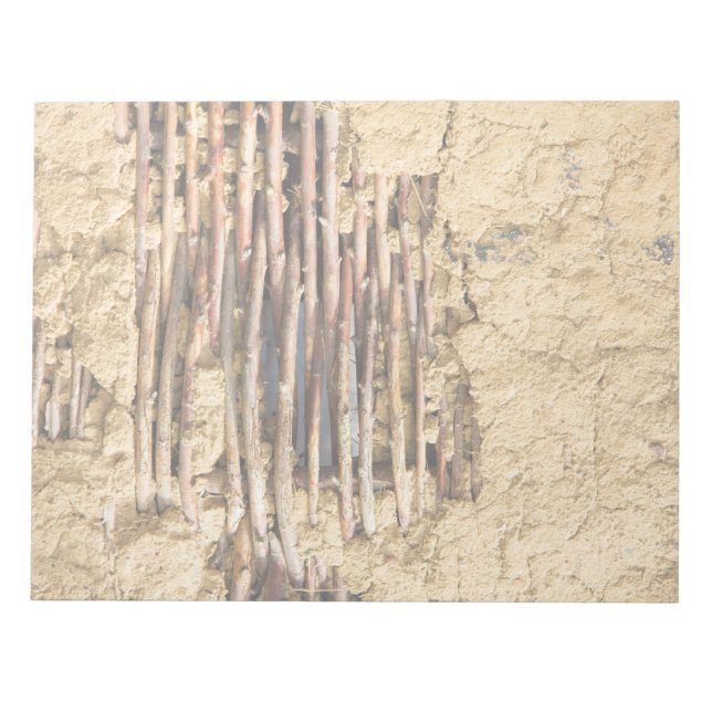 Bloc-note Mud and wattle wall (Devant)
