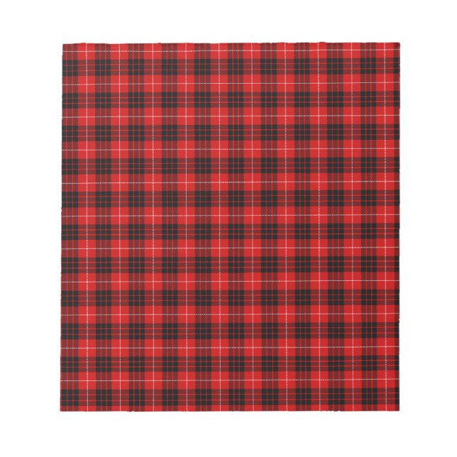 Bloc-note Munro Tartan (Devant)