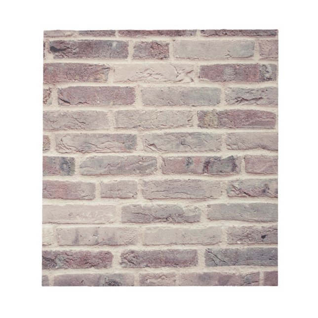 Bloc-note Mur Brown en briques (Devant)