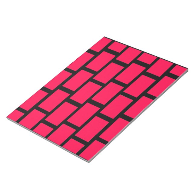BLOC-NOTE MUR EN BRIQUE ROUGE (Incliné)