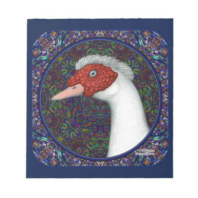 Bloc-note Muscovy Duck Head (Devant)