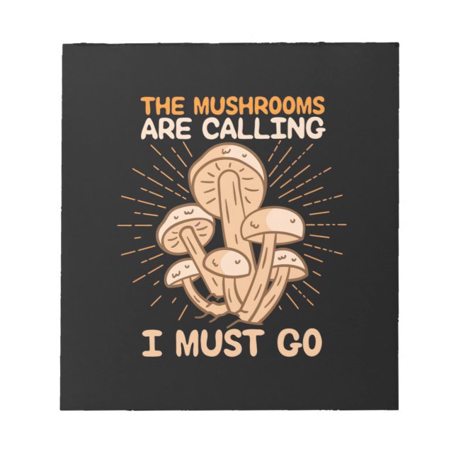 Bloc-note Mushrooms (Devant)