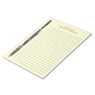 Bloc-note Musicien de basson professeur de musique Woodwind