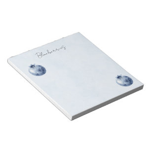 Bloc-note Myrtilles Bleues Fruit