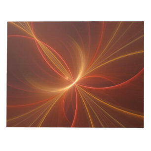Bloc-note Mystique Abstrait Fractal Art Moderne Couleurs cha
