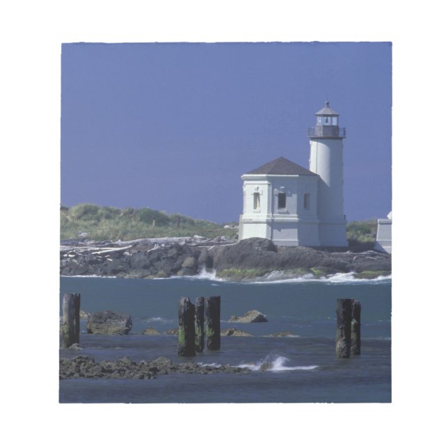 Bloc-note NA, États-Unis, Oregon, Bandon, phare de Coquille (Devant)