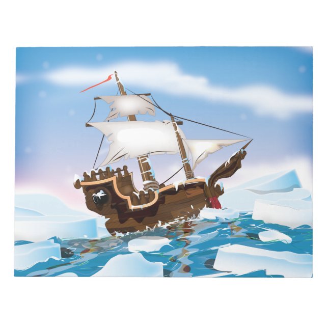 Bloc-note Navire de brise-glace (Devant)