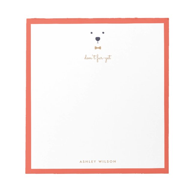 Bloc-note Ne tire pas sur toi (Devant)